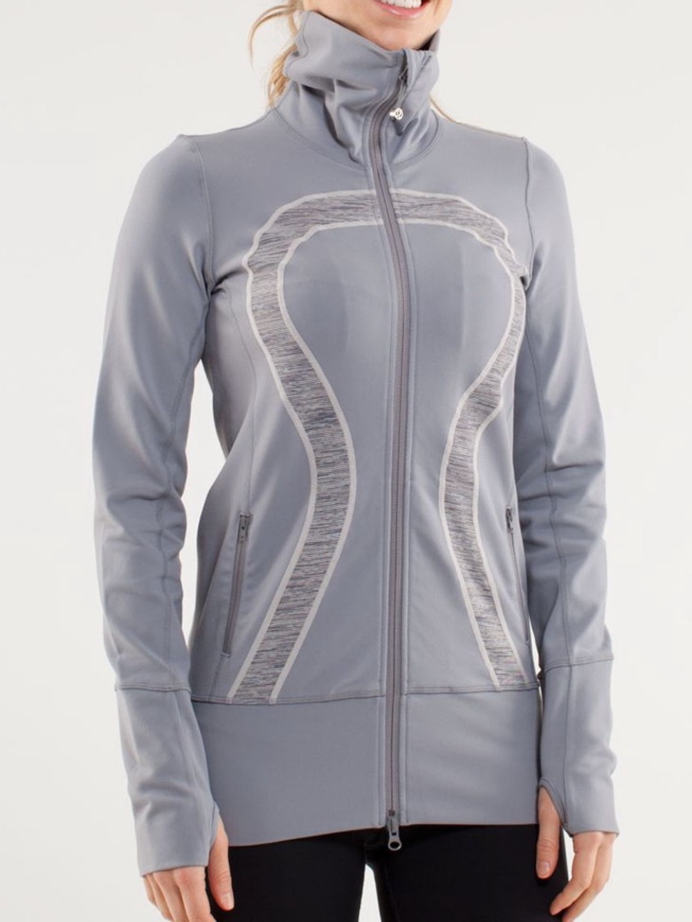 Lululemon In Stride Jacket in Fossil / Wee Are From Space Coal Fossil